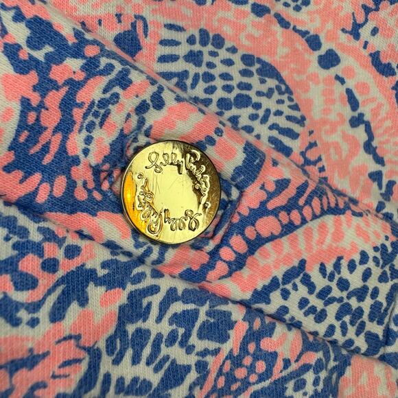 Lilly Pulitzer Pink and Blue A-Line Skirt - Picture 5 of 8